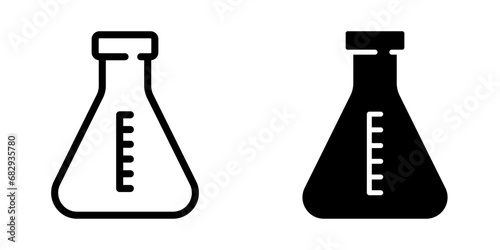 Chemistry Flask Icon. symbol for mobile concept and web design. vector illustration