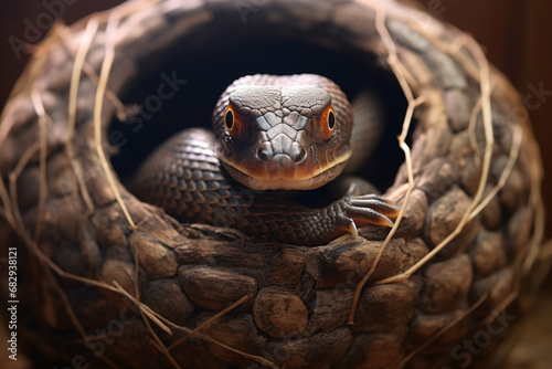 Nesting female snake © wendi