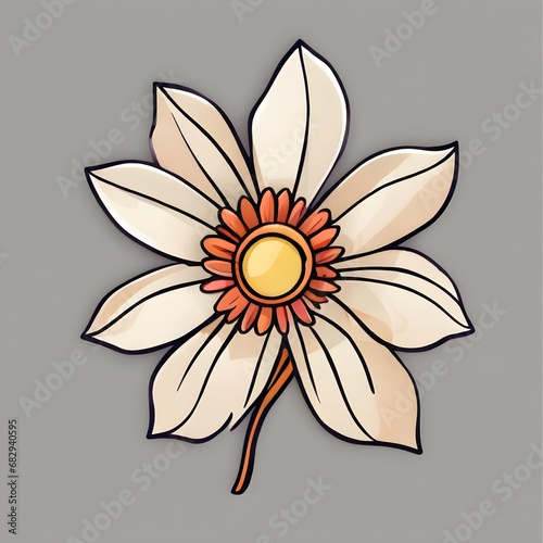 Flower Icon Background Very Cool