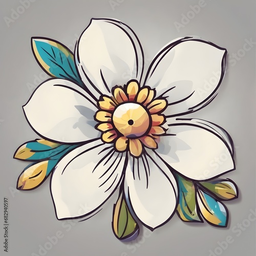 Flower Icon Background Very Cool