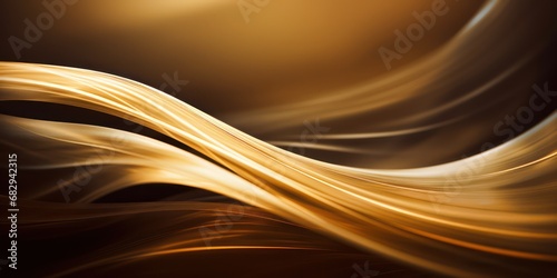 Luxury gold and black abstract background. Shiny lines and wave golden backdrop