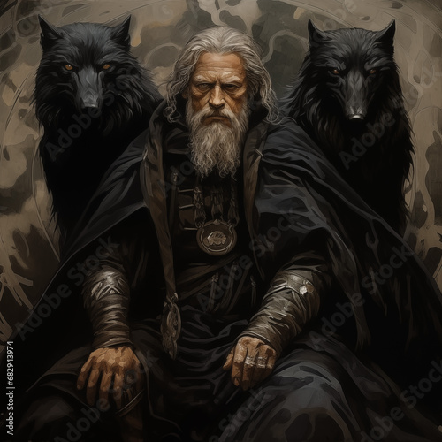 Odin Viking Mythology Norse Paganism Nordic God photo