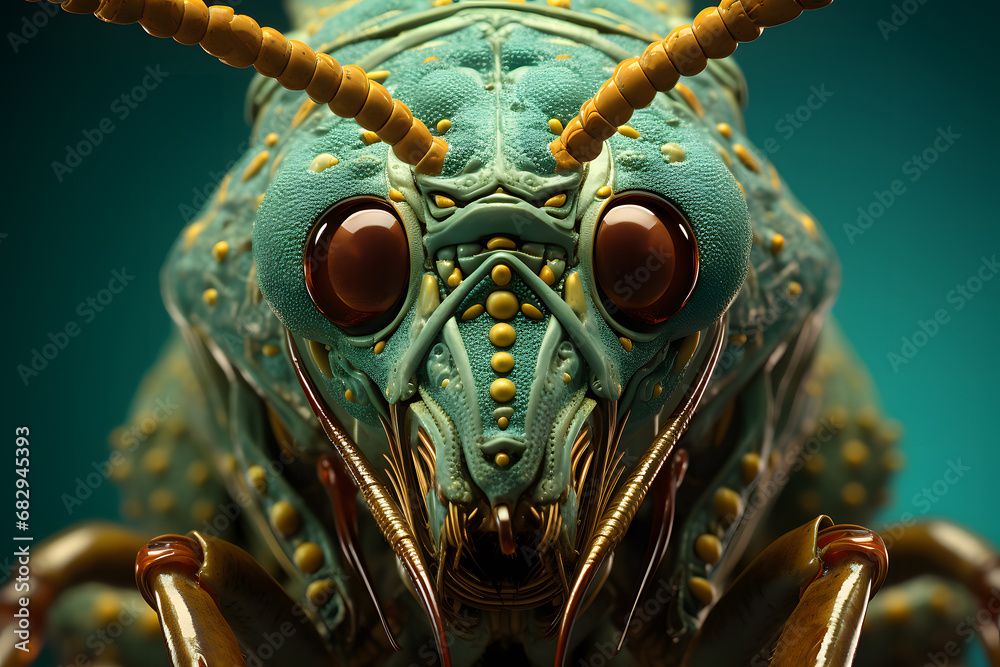 microscopy of cockroach face electron microscopy, closeup, microscopy of cockroach face electron microscopy, closeup,