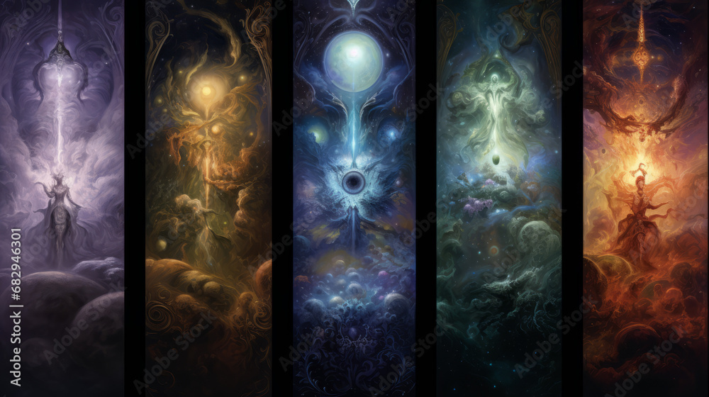 Galactic power, AI Generation Galactic power, AI Generation