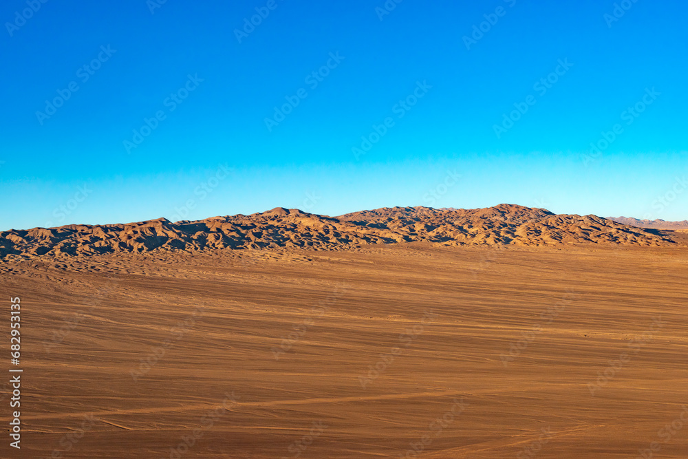 Fototapeta premium Aerial view of the Atacama Desert in Chile