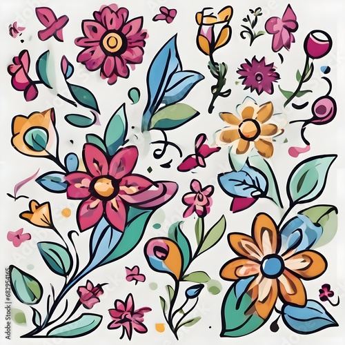 Flower Icon Background Very Coo