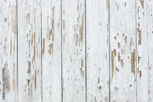 White peeling paint texture boards background plank weathered wood