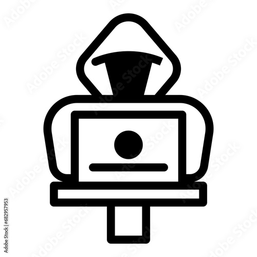 crime dualtone icon