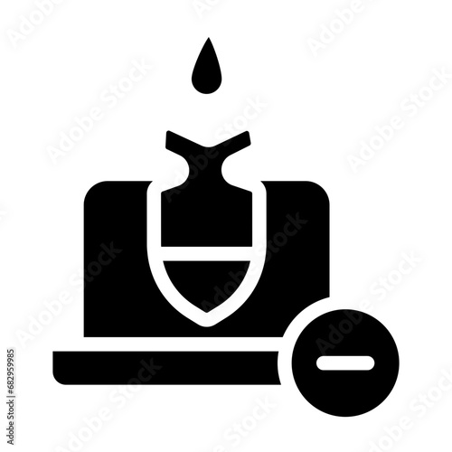 crime glyph icon