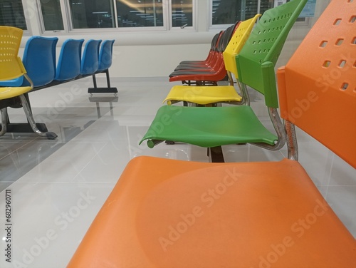 modern hospital office interior with chairs