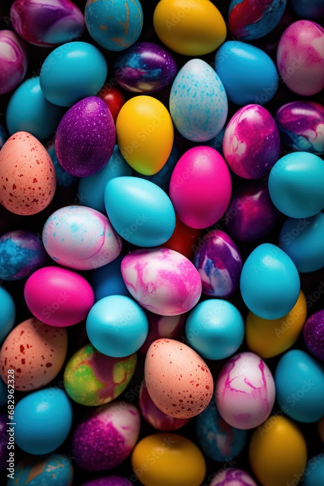 Easter eggs background Easter eggs background