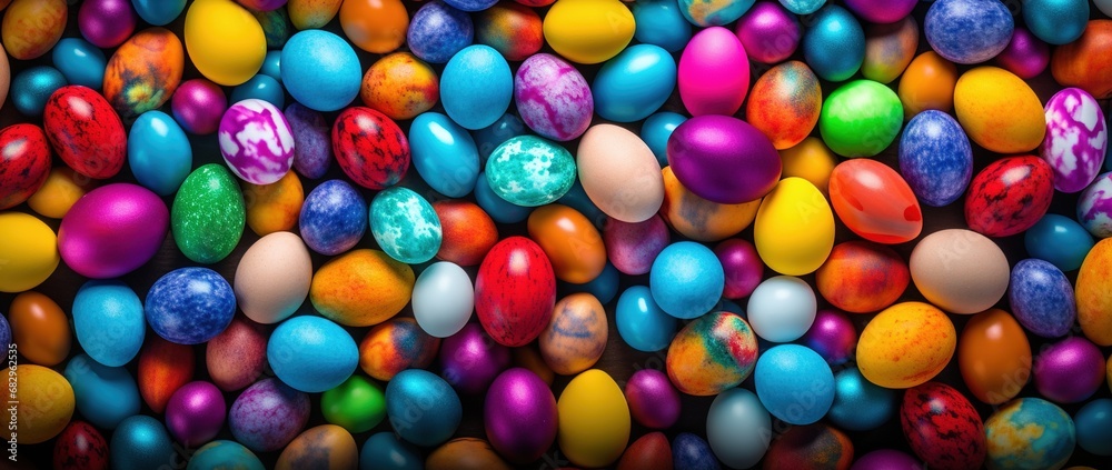 Easter eggs background Easter eggs background