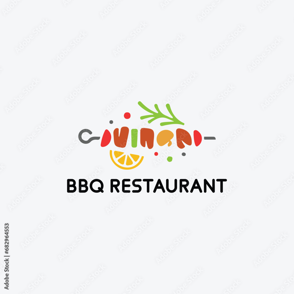 bbq pork logo design vector format bbq pork logo design vector format