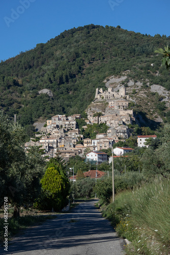 Panoramic view of the village of Cleto photo