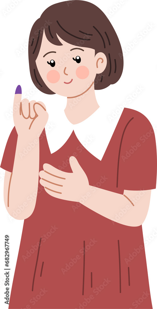 People with finger inked indonesian election People with finger inked indonesian election