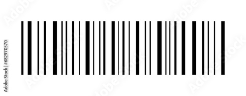Barcode vector. barcode icon isolated on white background photo
