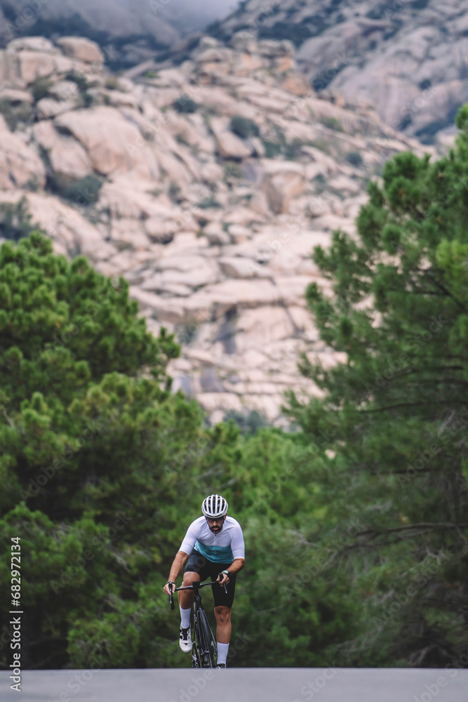 Mountain cycling approach Mountain cycling approach