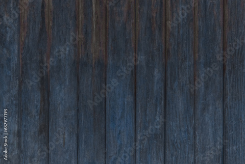 Vertical Lines Stripes Wooden Planks Fence Texture Floor Table Background Surface Wood Blue Old Dark