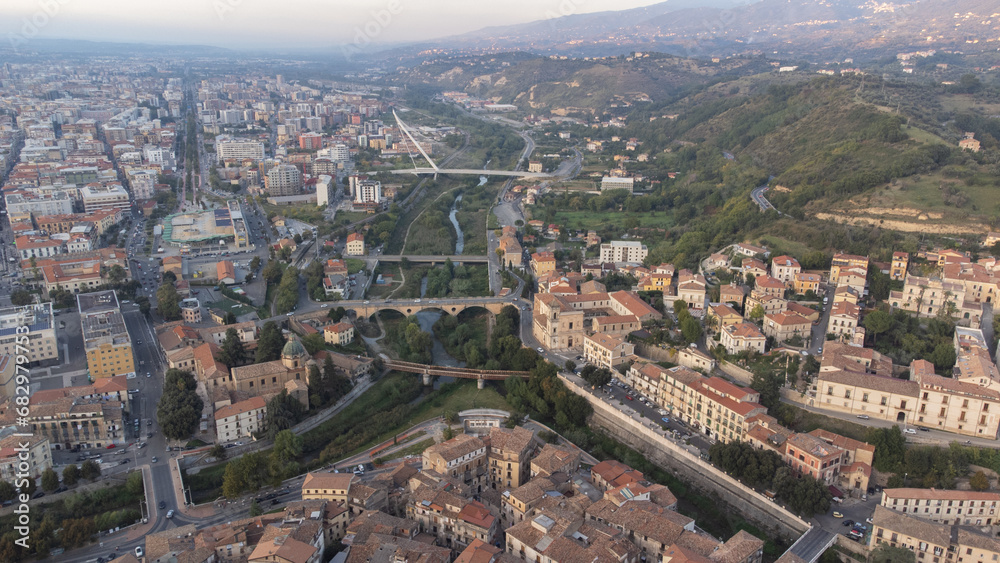 Panoramic view of the city of Cosenza