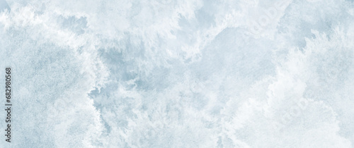 Blue winter texture art vector background for cover design, poster, cover, banner, flyer, cards. Ice. Cold. Frozen water. Hand-drawn brush strokes. Christmas abstract illustration for background.