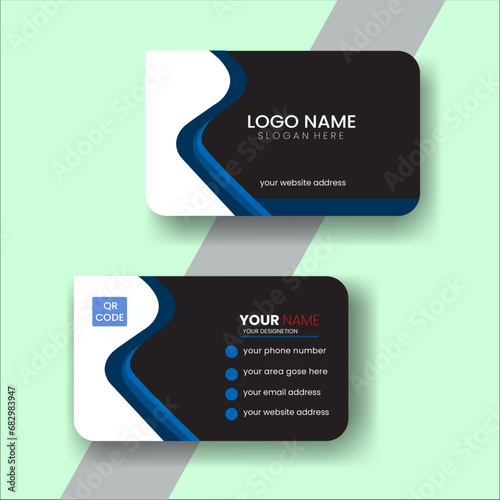 corporate business card design for personal identity