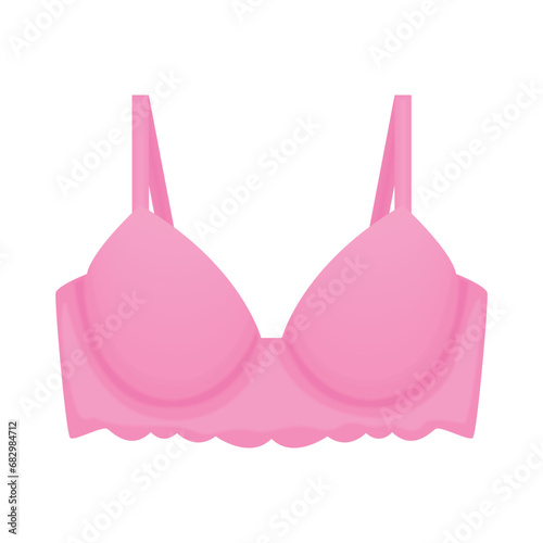 pink bra illustration