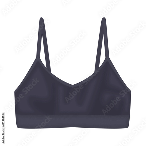 black bra illustration