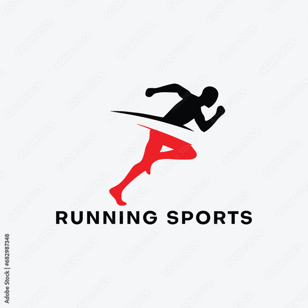 running sports logo design vector running sports logo design vector