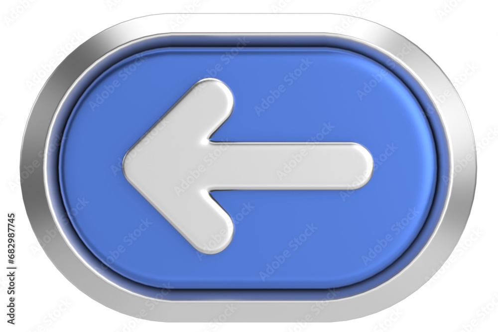 Previous button. Back button. 3D illustration. Previous button. Back button. 3D illustration.