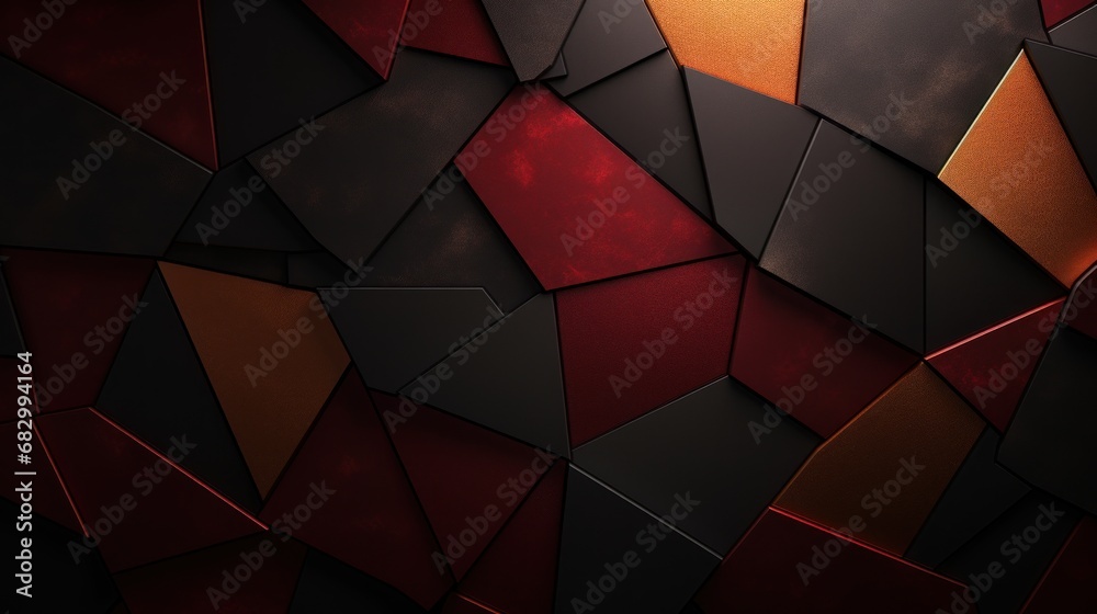 Abstract Postmodern Background Texture in the Colors Burgundy, Gold