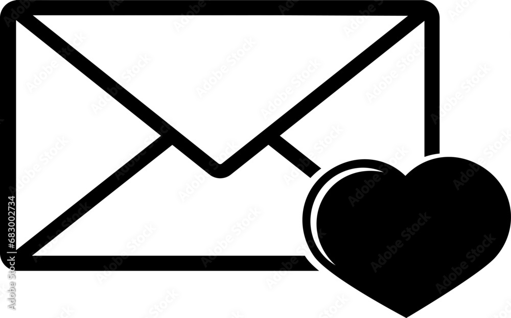 vector illustration of message and red hearts vector illustration of message and red hearts