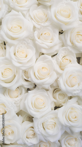 White roses background. Beautiful flowers for valentine s day. Colorful background.