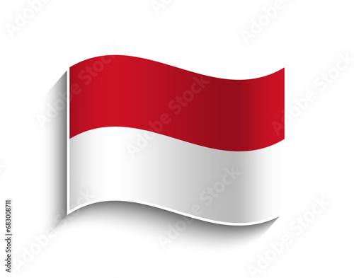 Vector Monaco waving Flag Icon Free Download Vector Monaco waving Flag Icon - GFXLoad