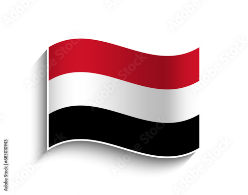 Vector Yemen waving Flag Icon Free Download Vector Yemen waving Flag Icon - GFXLoad
