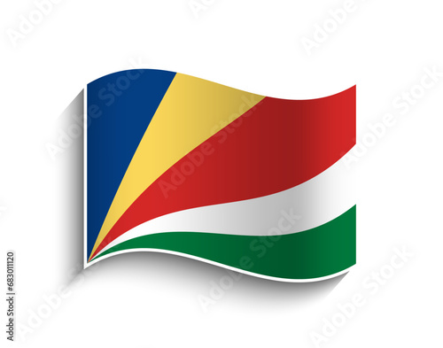 Free Download Vector Seychelles waving Flag Icon - GFXLoad