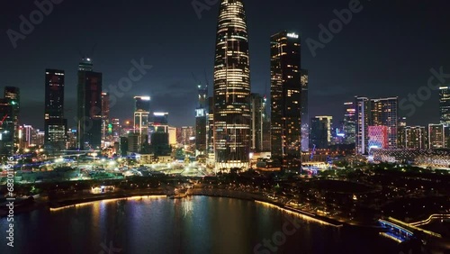 Wallpaper Mural Shenzhen urban city modern buildings aerial view Torontodigital.ca