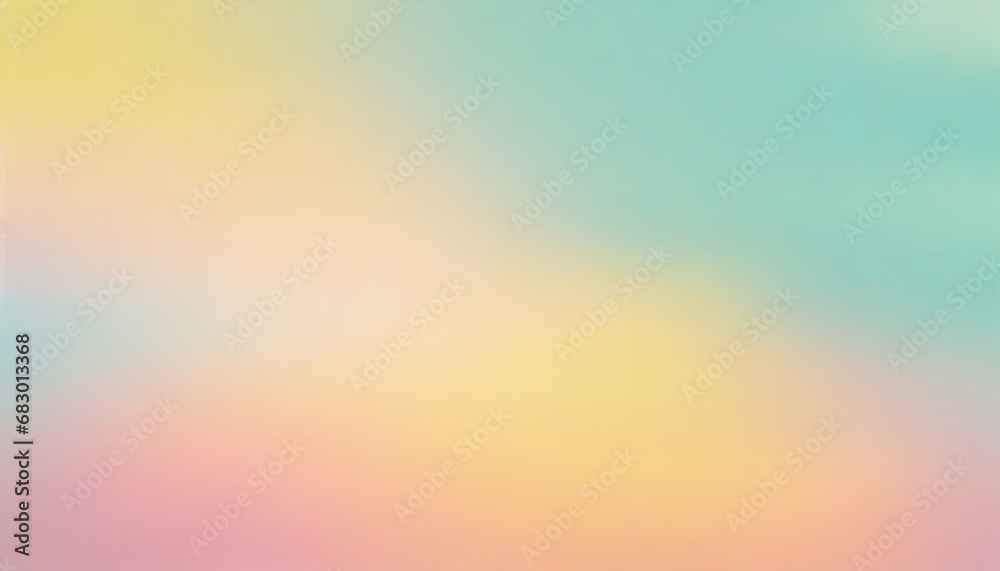 3D Illustration nice pastel multi color gradient blurred background