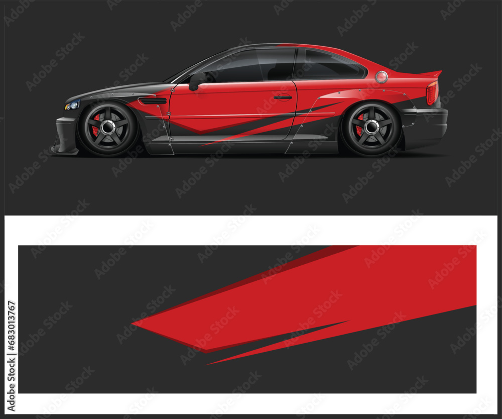 Car Wrap Livery Design Ready-made printed wrap design for Van, Truck and car