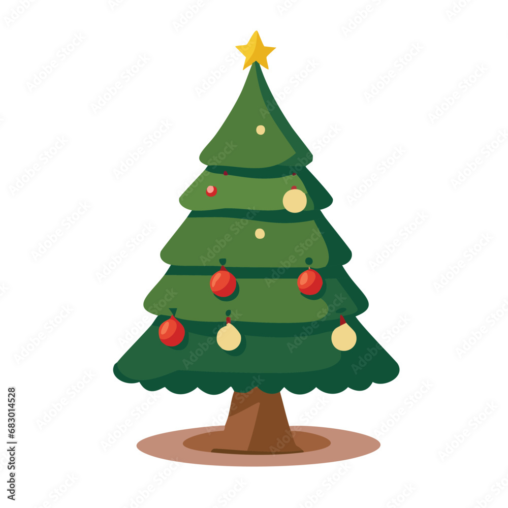 Christmas Tree Illustration Christmas Tree Illustration