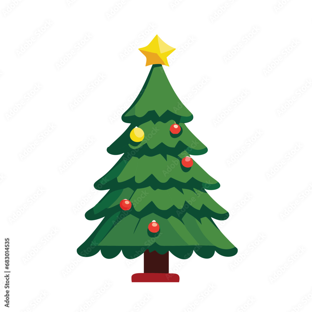 Christmas Tree Illustration