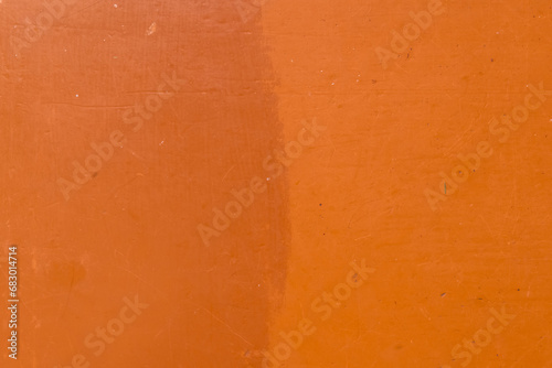 Two Colors Paint Dirty Old Surface Light Orange And Brown Floor Texture Background Design