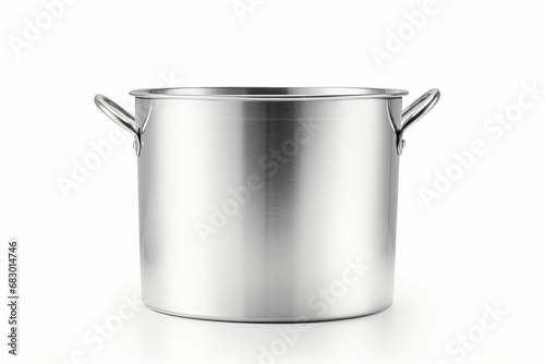 Stainless Steel pan Isolated on white background