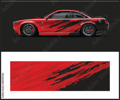 Car Wrap Livery Design Ready-made printed wrap design for Van  Truck and car