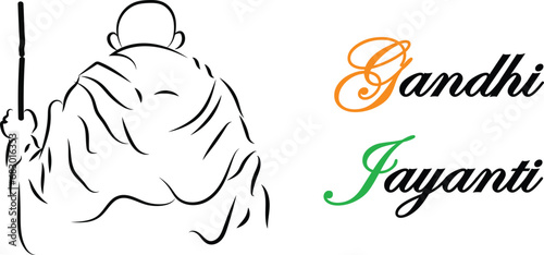 Gandhi Jayanthi, October 02, Mahatma Gandhi's Birthday, Father of the nation, India, Tri-color 