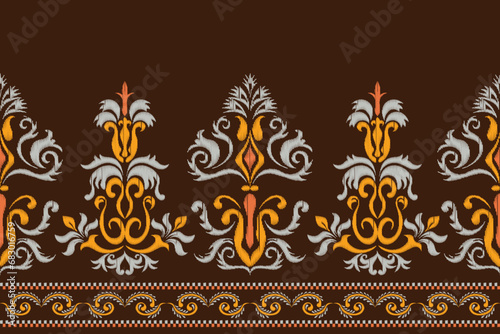 Tribal vector seamless pattern. Local people's ornaments,Southwestern ethnic decoration style. Boho geometric ornament. Seamless vector pattern. Mexican blankets, rugs. Illustration of a woven carpet.
