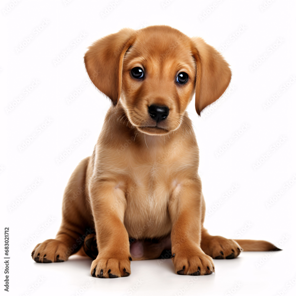 Adorable canine solitary on stark setting. Adorable canine solitary on stark setting.