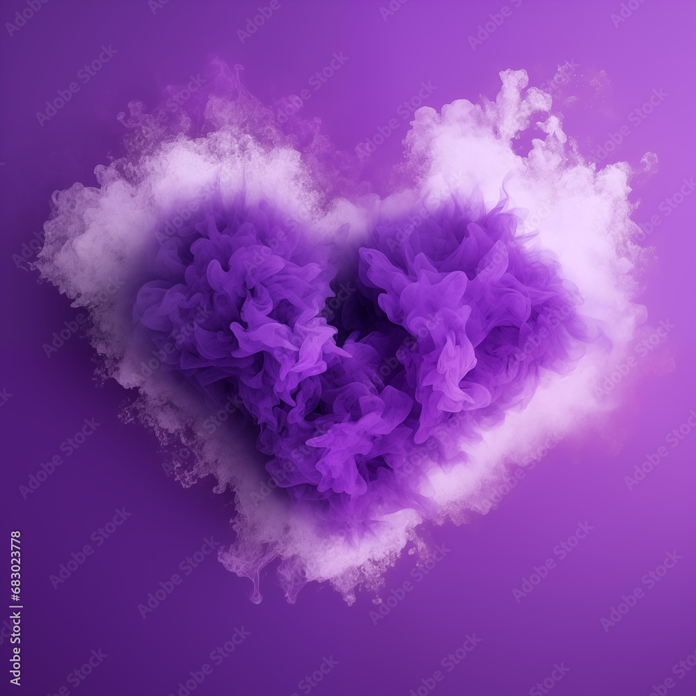 The image represents the background, the colors are ultra violet, heart