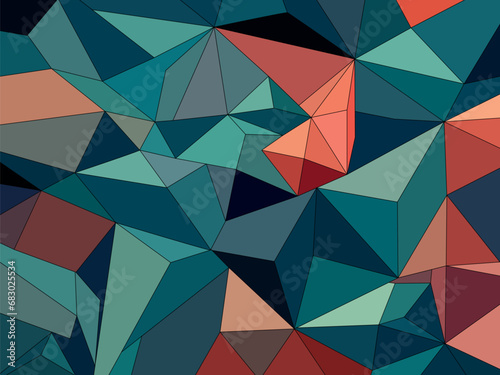 abstract geometric pattern background vector manually created