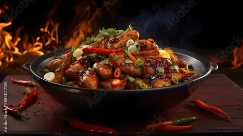 A fiery and flavorful Chinese dish