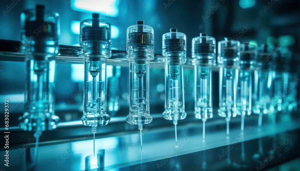 A Colorful Array of Test Tubes on a Laboratory Counter